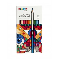 Carioca Plus Lapices de Colores 4.0  Caja 12Uds