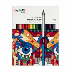 Carioca Plus Lapices de Colores 4.0  Caja 18Uds