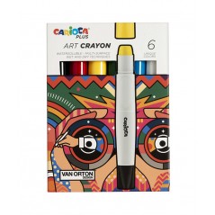 Carioca Plus Art Crayon Ceras  Caja 6Uds