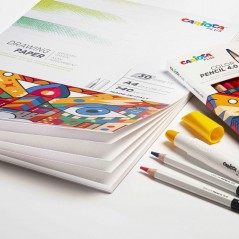 Carioca Plus Bloc Papel Dibujo A4 30Hojas 140gr