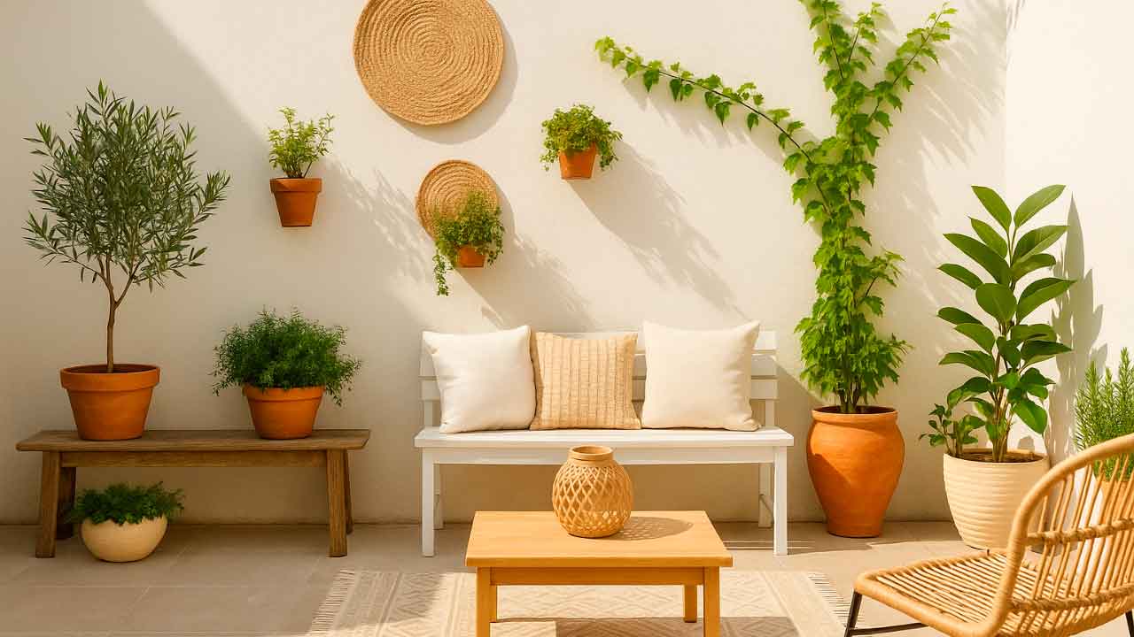 ¿Por dónde comenzar a decorar paredes patio exterior?