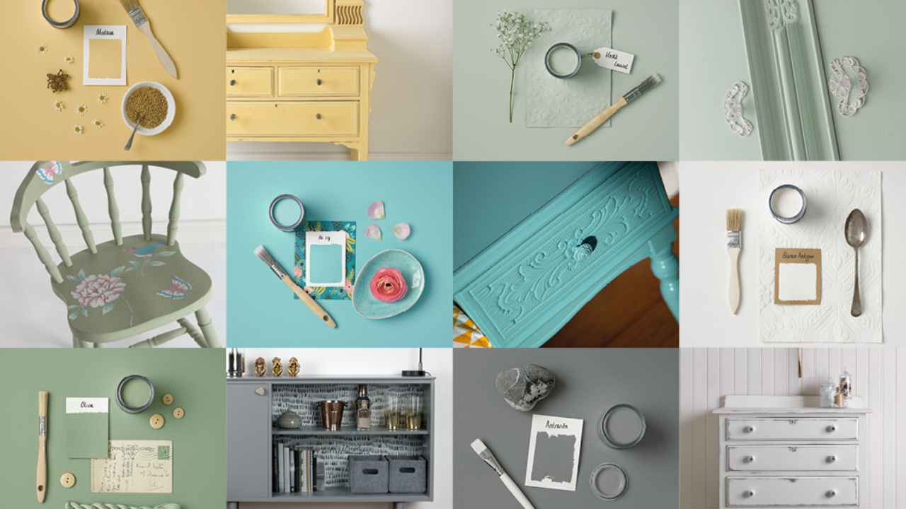 Tendencias actuales en colores de pintura a la tiza para muebles