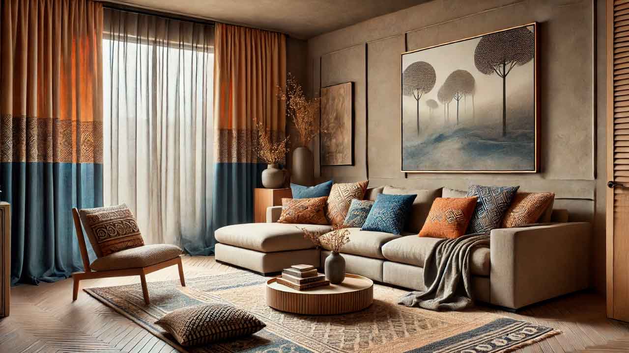 Colores de invierno para accesorios que combinan con las paredes