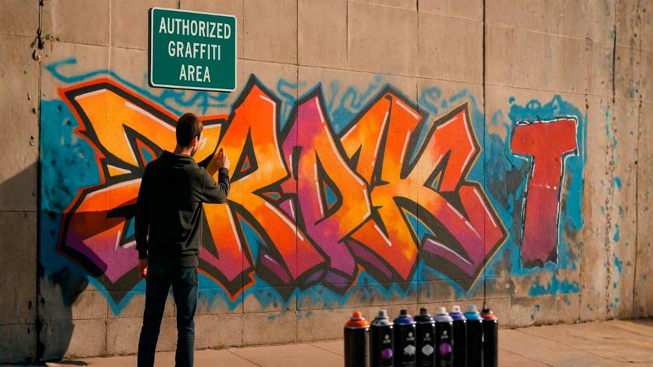 El grafitero en la legalidad: muros libres, normativas y licencias