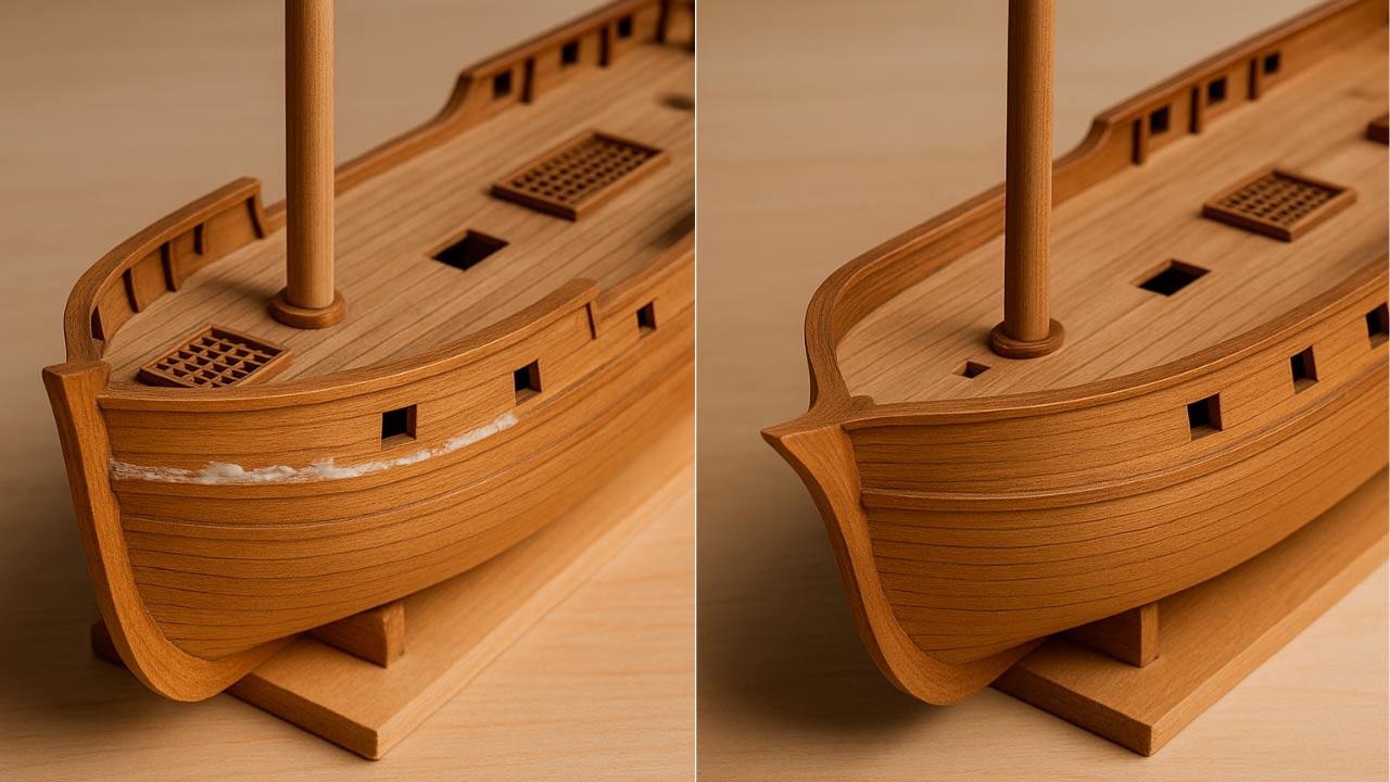 Errores comunes en el montaje de barcos de madera en el modelismo naval y cómo evitarlos