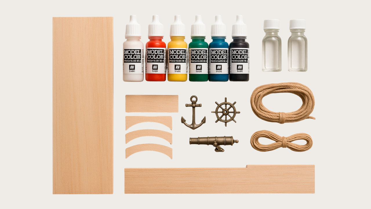 Materiales más utilizados en modelismo naval