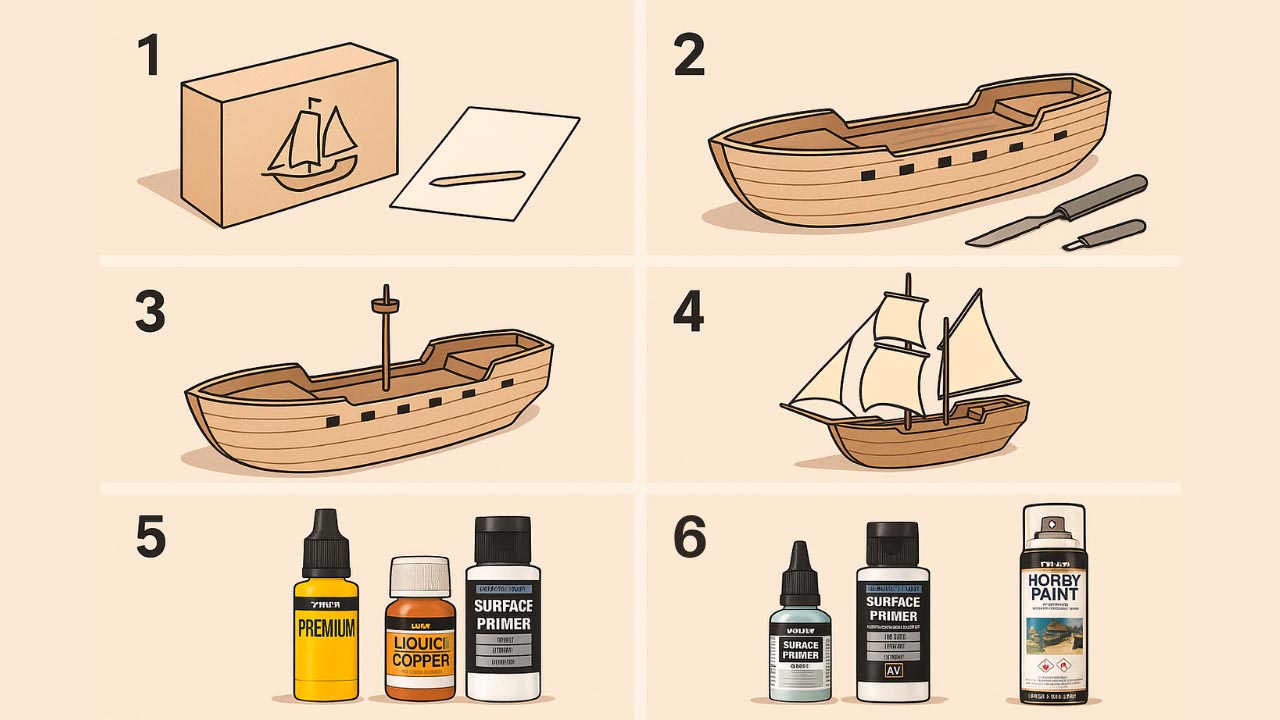 Paso a paso del modelismo naval: construye tu barco desde cero