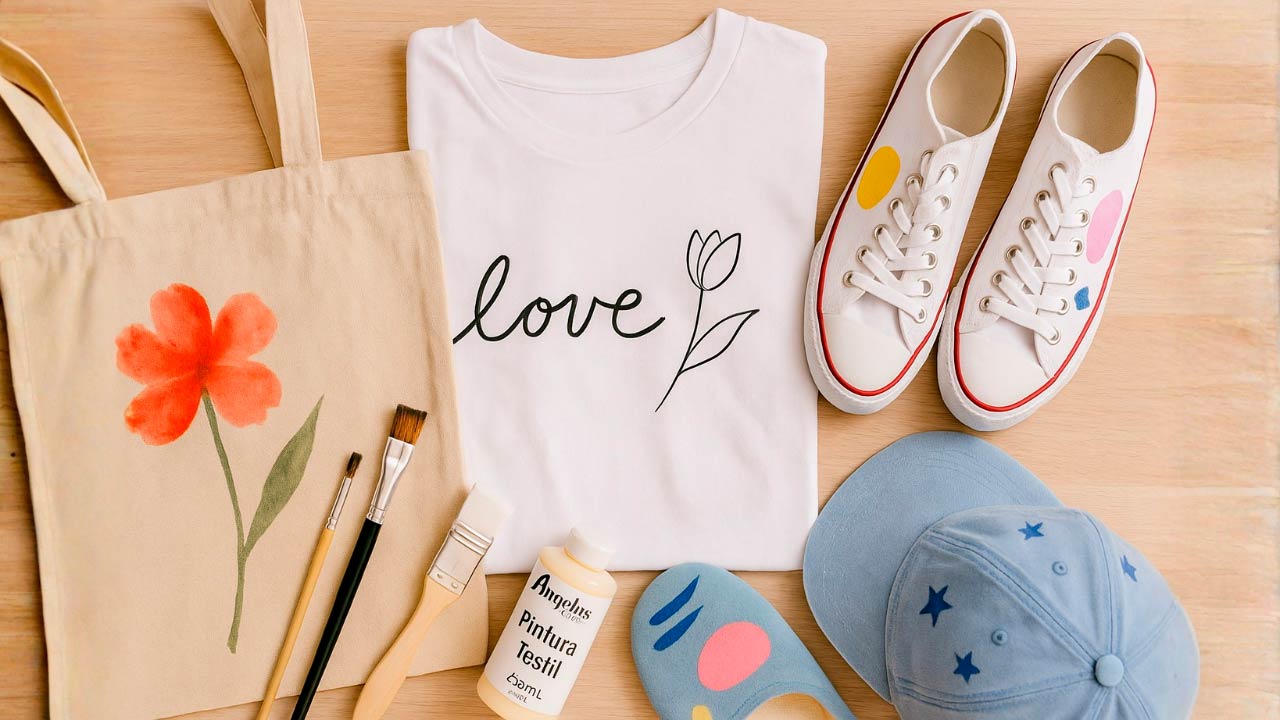 Pintura textil para personalizar ropa y accesorios: ideas prácticas