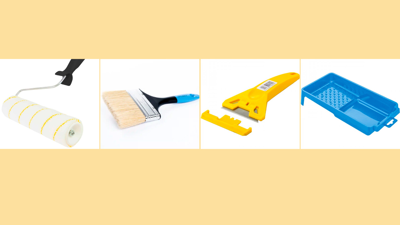 Tipos de herramientas de la pintura