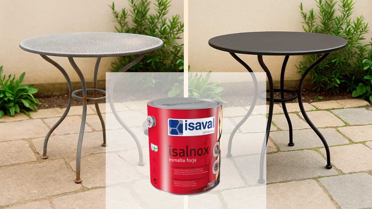 Muebles de terraza metálicos: protege y pinta con esmaltes antioxidantes