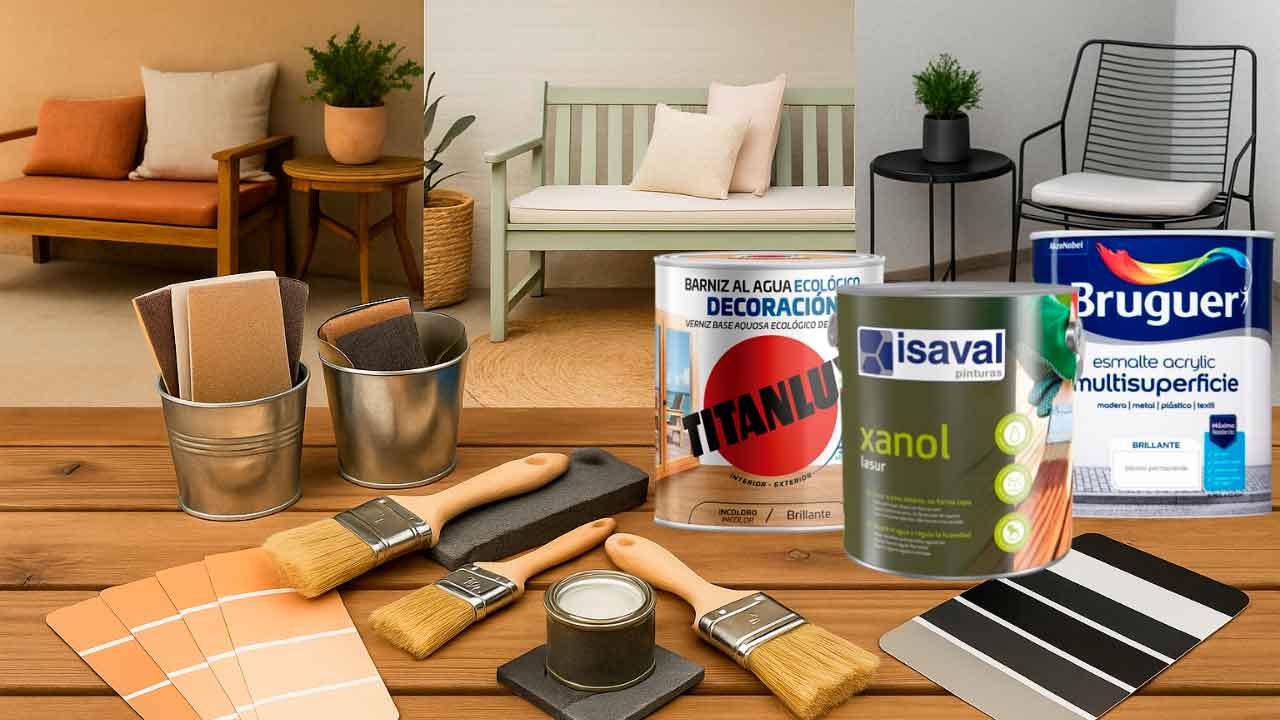 ¿Dónde comprar productos para restaurar muebles de terraza?