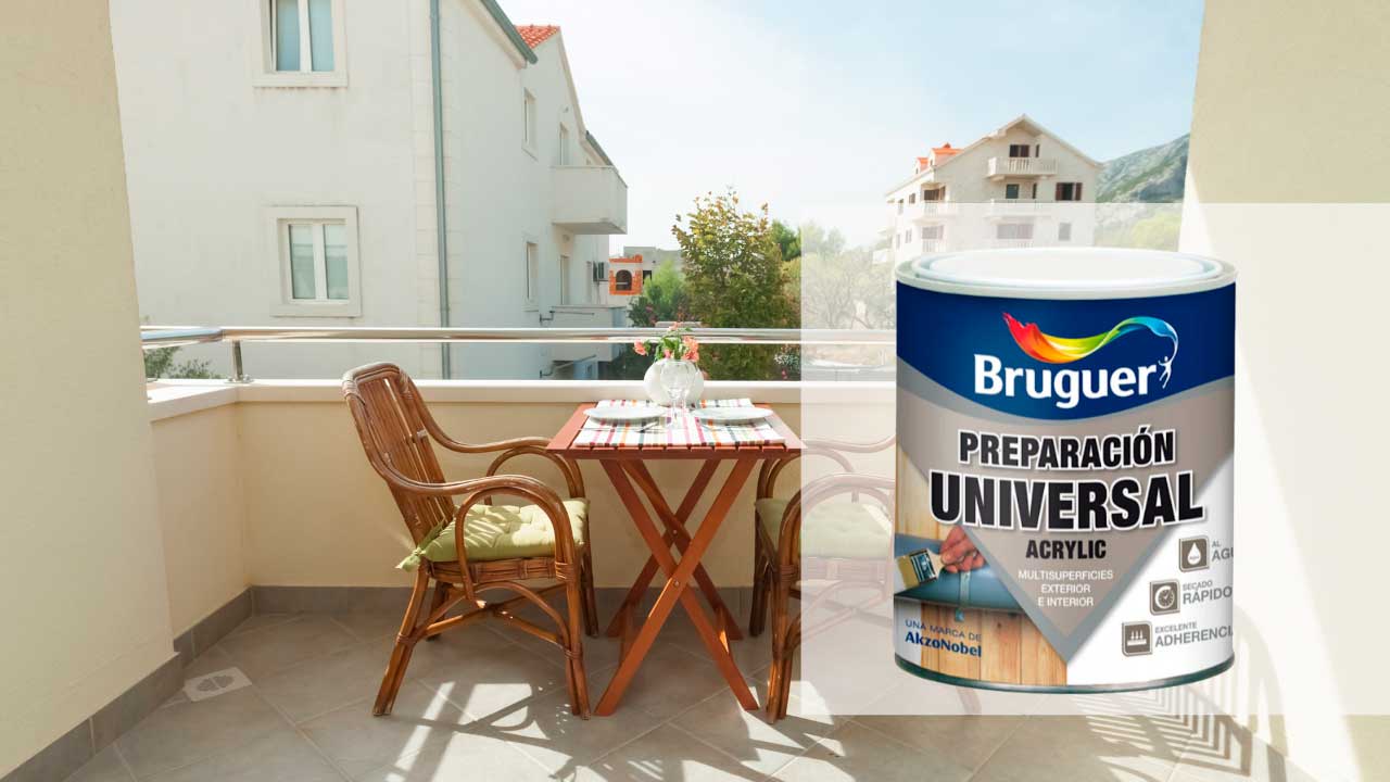 Tipos de pintura para terrazas