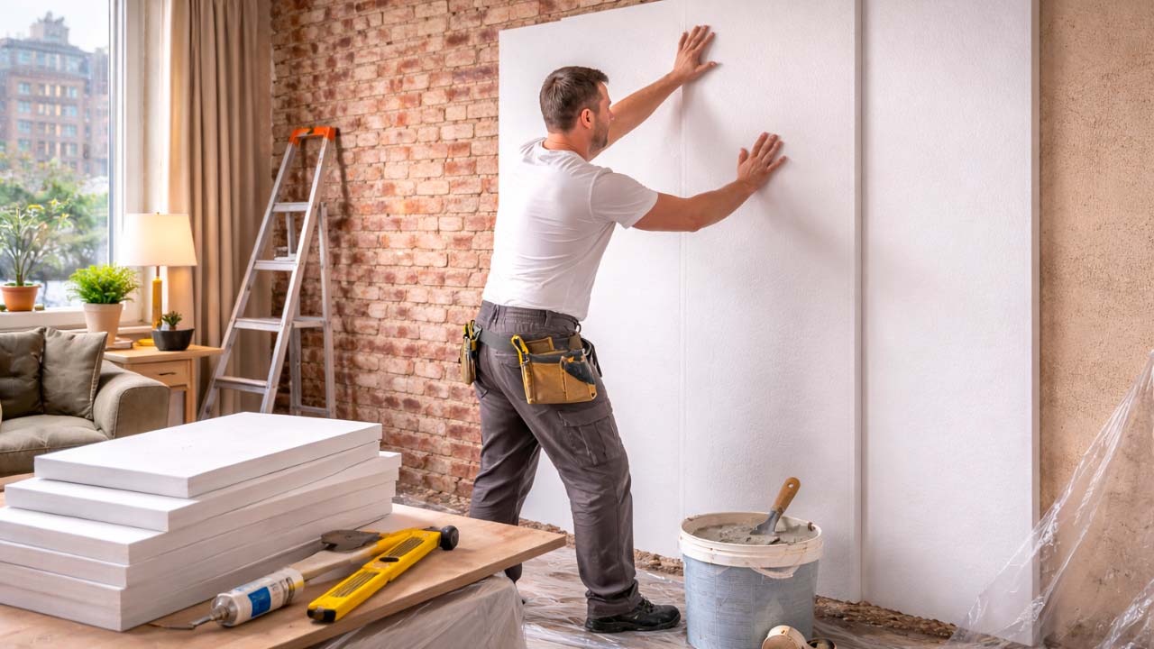 Ventajas de utilizar placas Depron en paredes interiores sin obra compleja