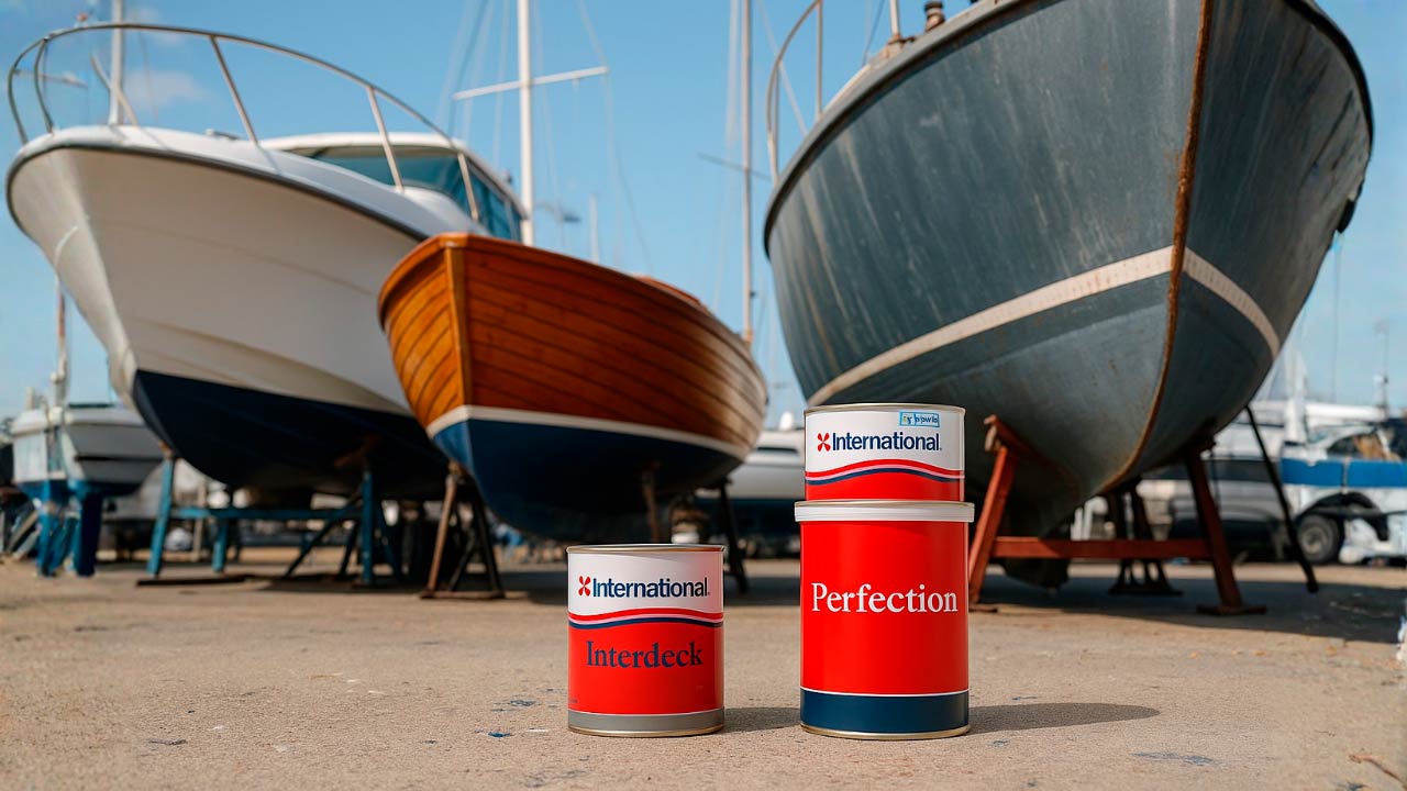 Tipos de pintura de barcos según el material del casco