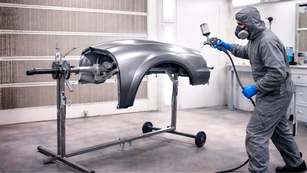 Soportes para piezas giratorios: control total y acabado uniforme