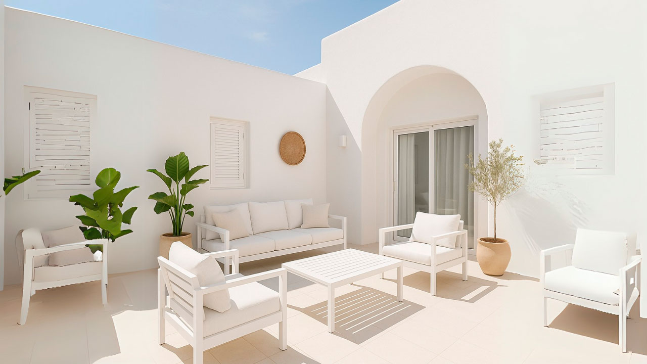 Cómo utilizar los tipos de blanco para potenciar la luz natural: su poder en espacios exteriores