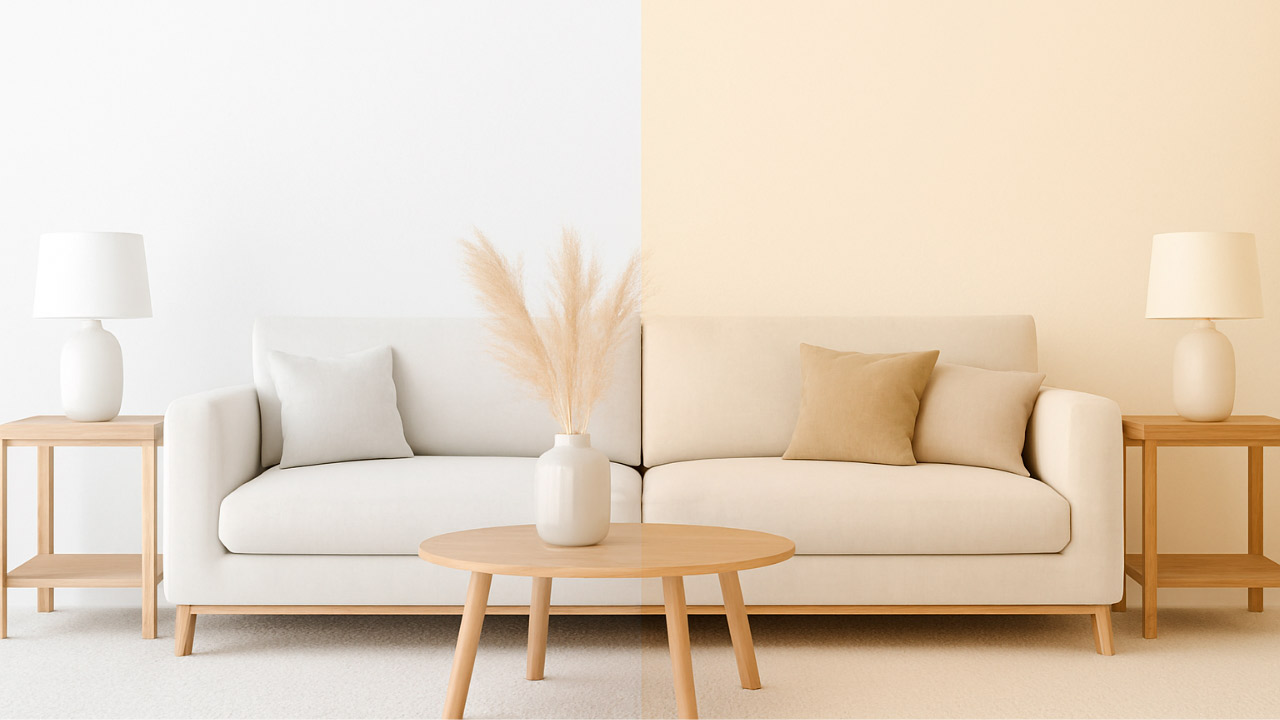 Características esenciales de los distintos tipos de blanco en decoración